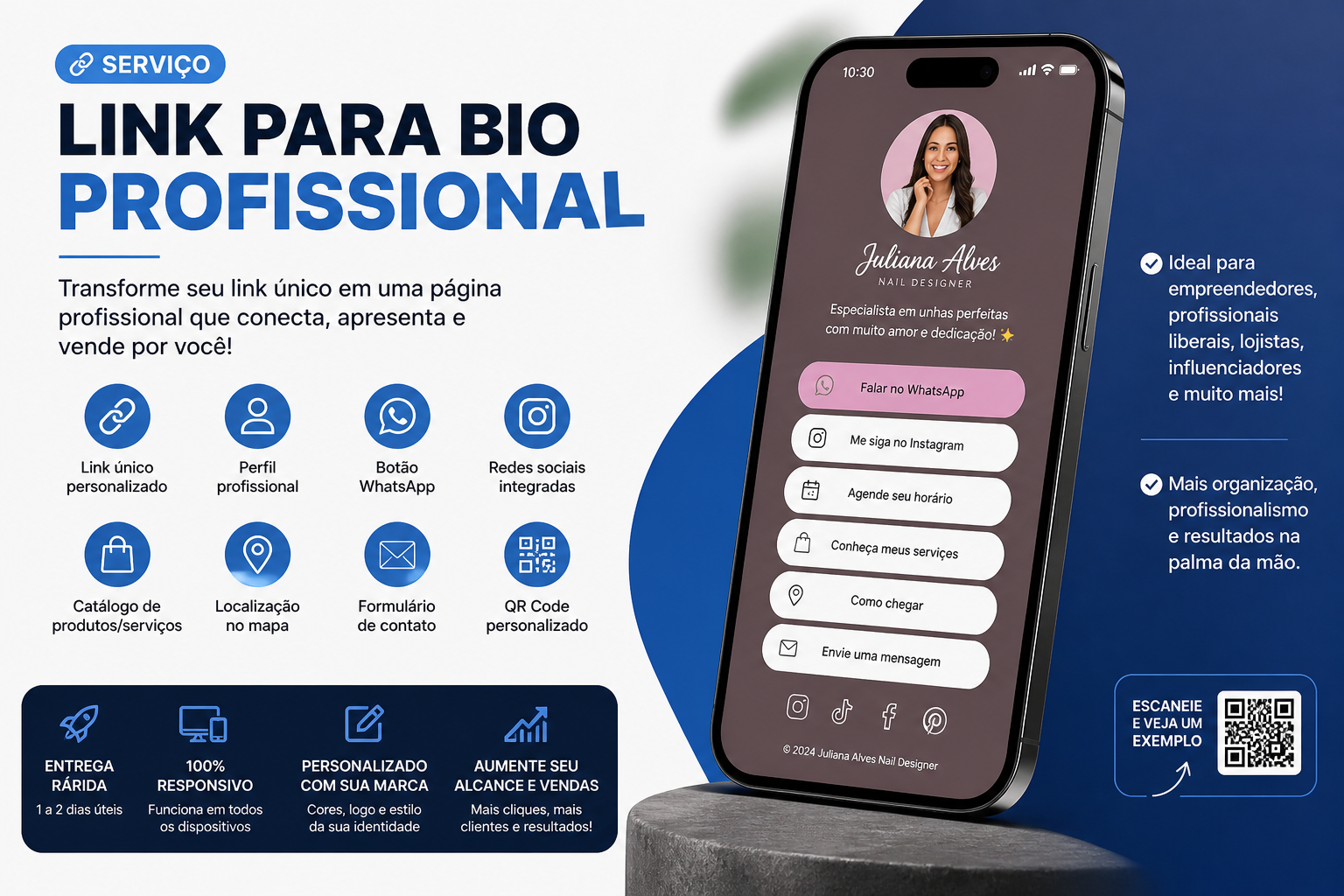 Link para Bio Profissional